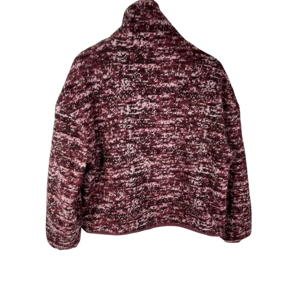 VARLEY Women's Purple Speckled Bailey Half-Zip Pullover Sweater XL - Picture 5 of 5